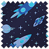 Rocket Adventure, Cosmic Blue - Roller Blind